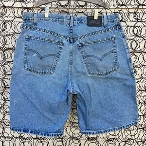Vintage 90s Levi’s Silvertab loose fit denim jeans shorts Size 38